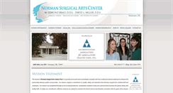 Desktop Screenshot of normansurgicalarts.com